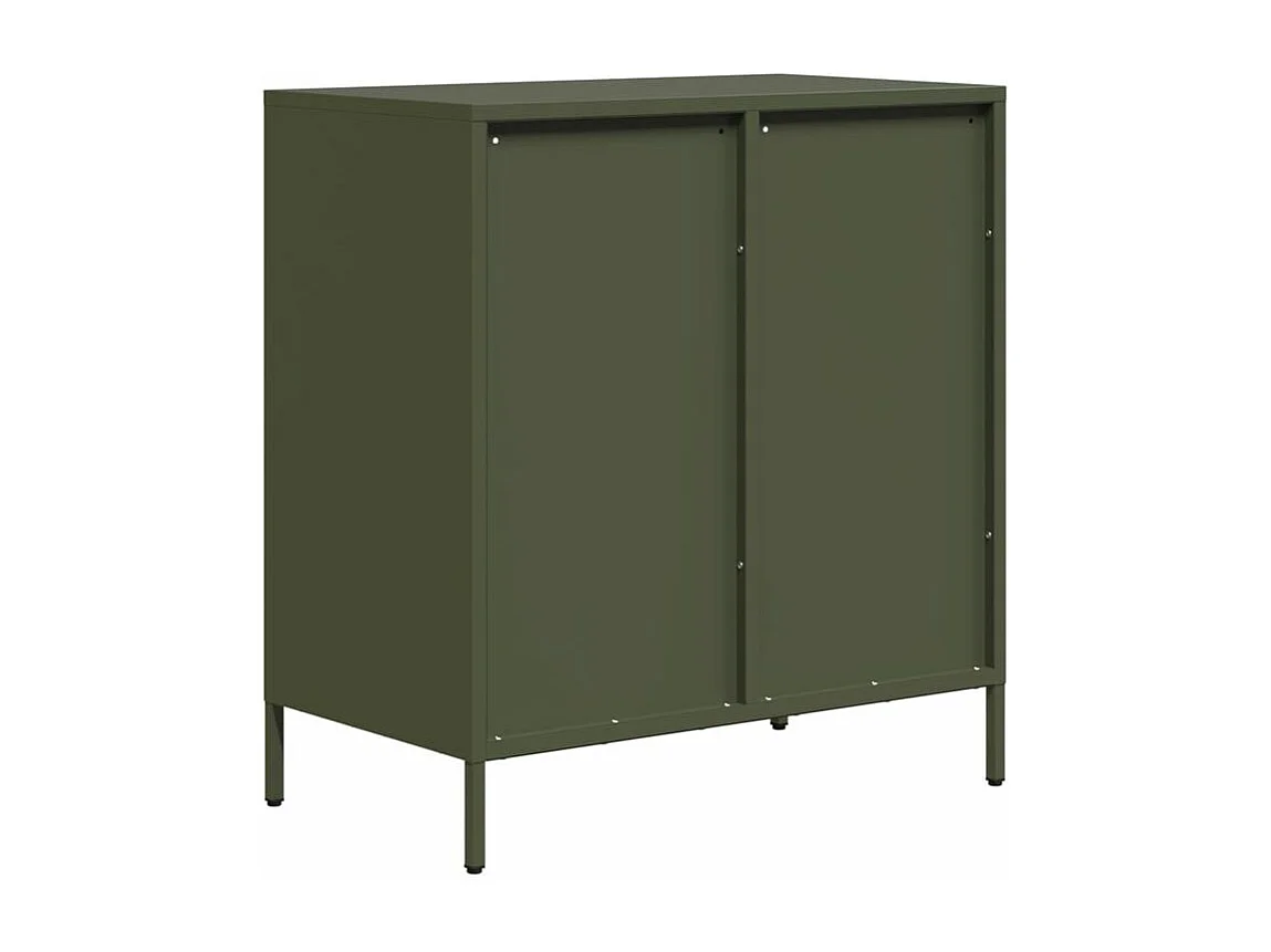 Buffet vert olive 68x39x73,5 acier laminé à froid
