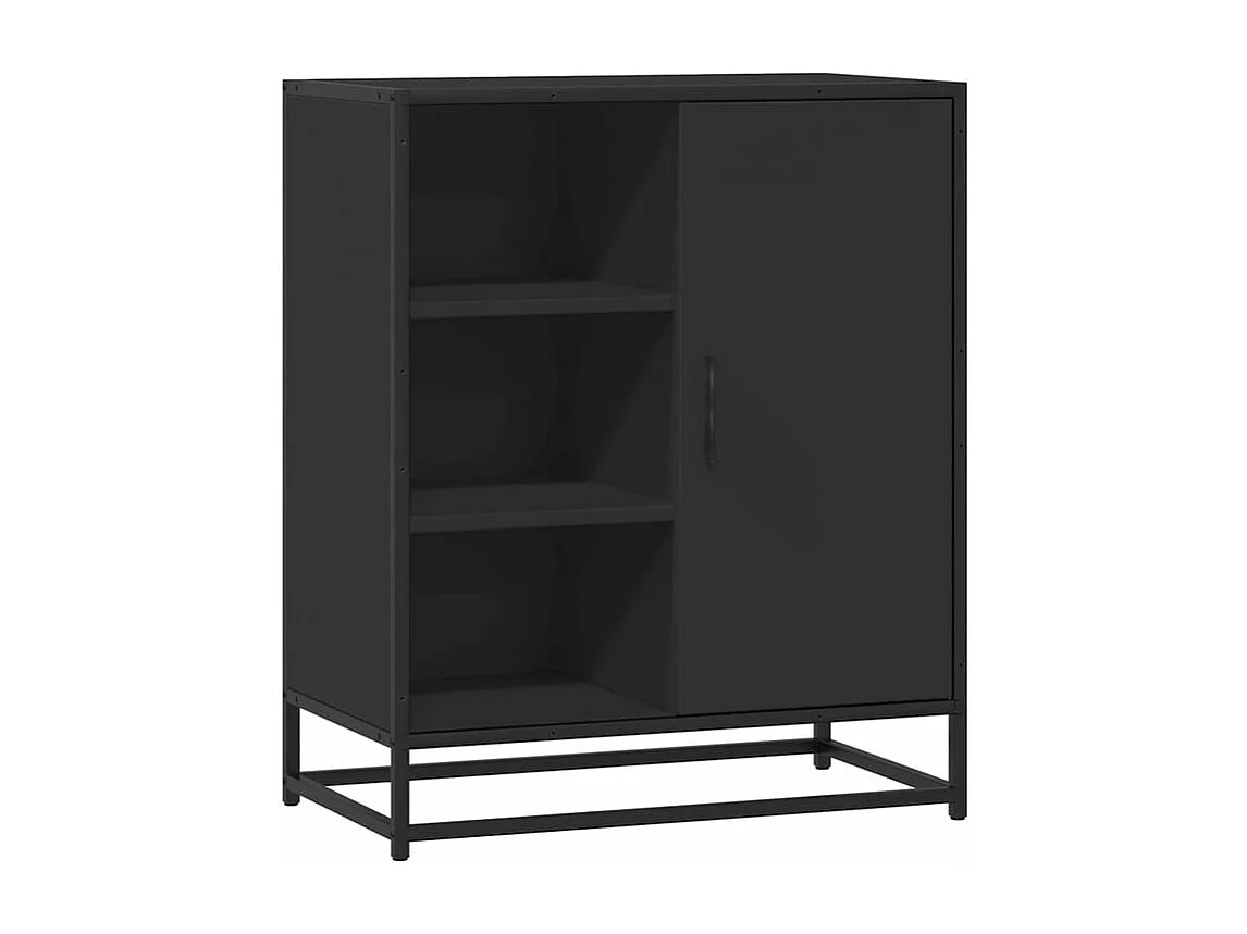 Buffet noir 62x35x76 bois d'ingénierie