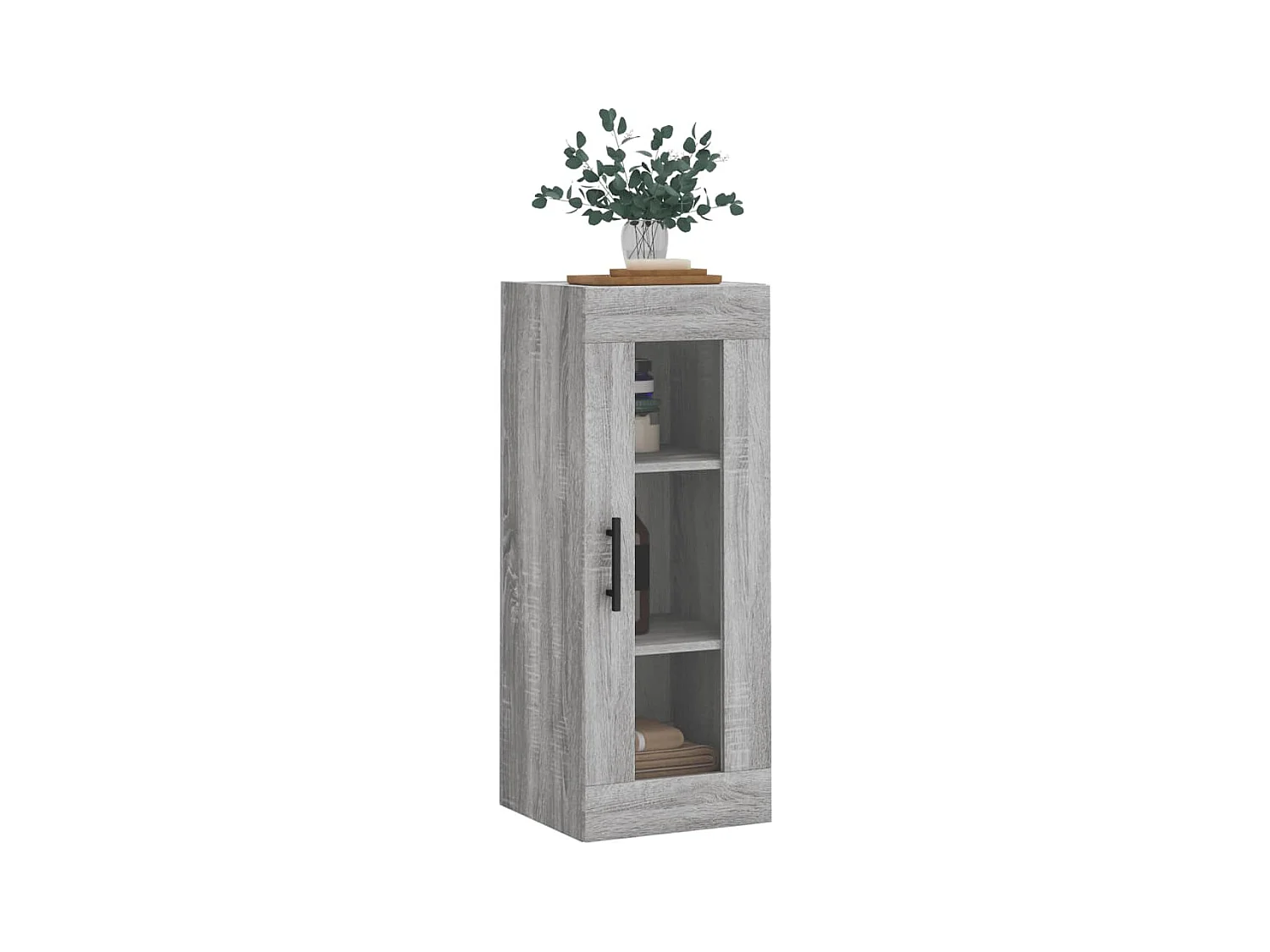 Armoire murale sonoma gris 34,5x34x90