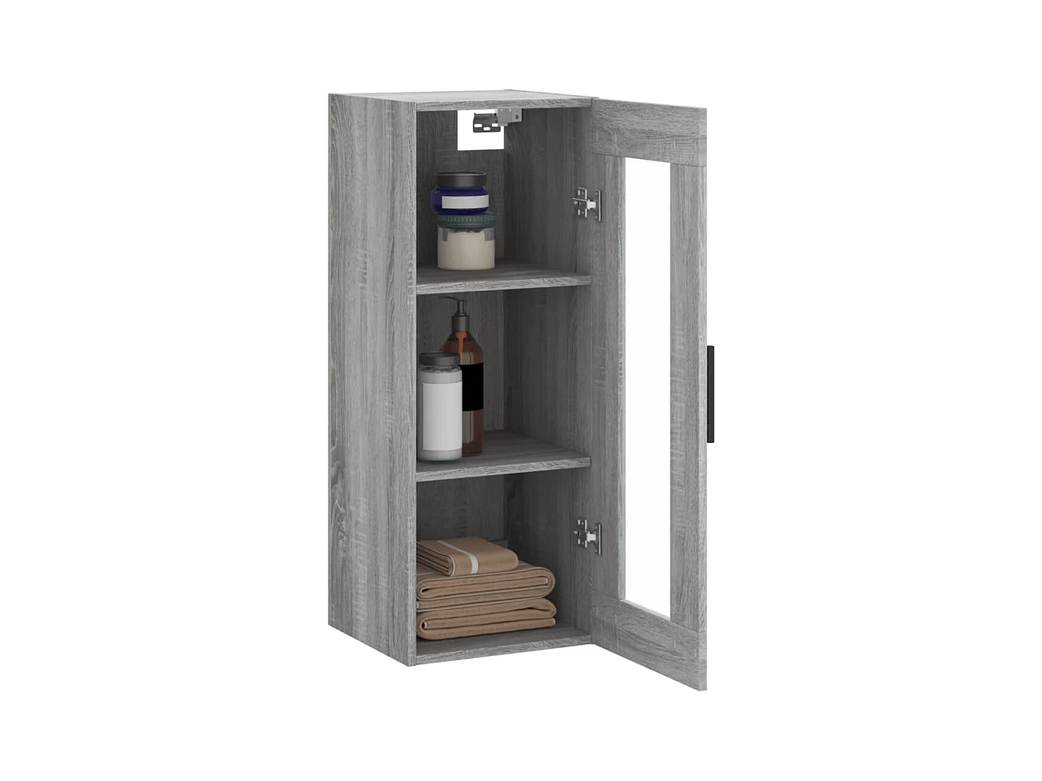 Armoire murale sonoma gris 34,5x34x90