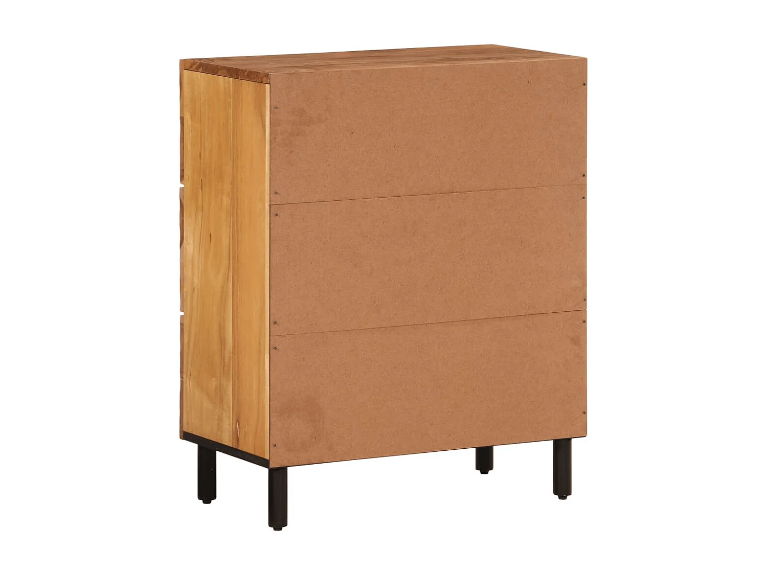 Armoire latérale 60x33x75 bois massif d'acacia