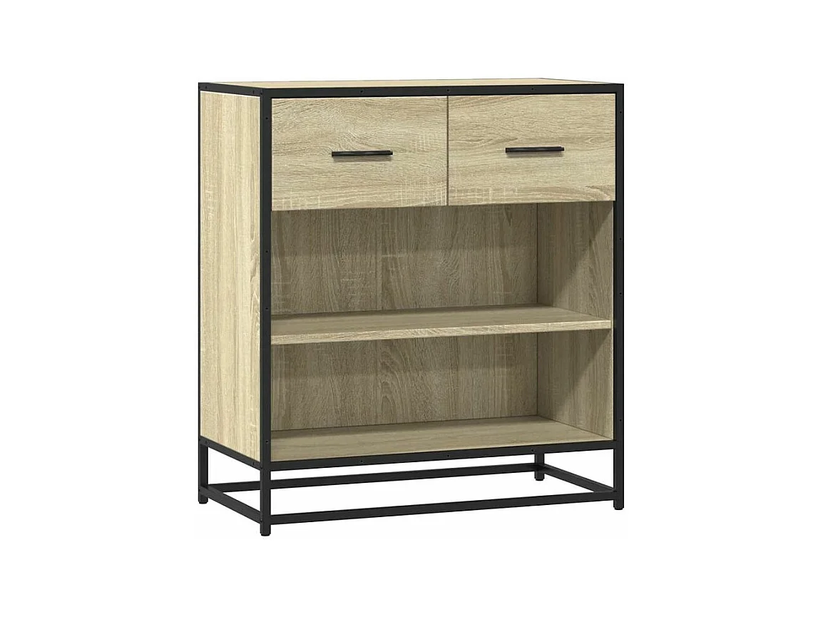 Buffet chêne sonoma 68x35x76 bois d'ingénierie