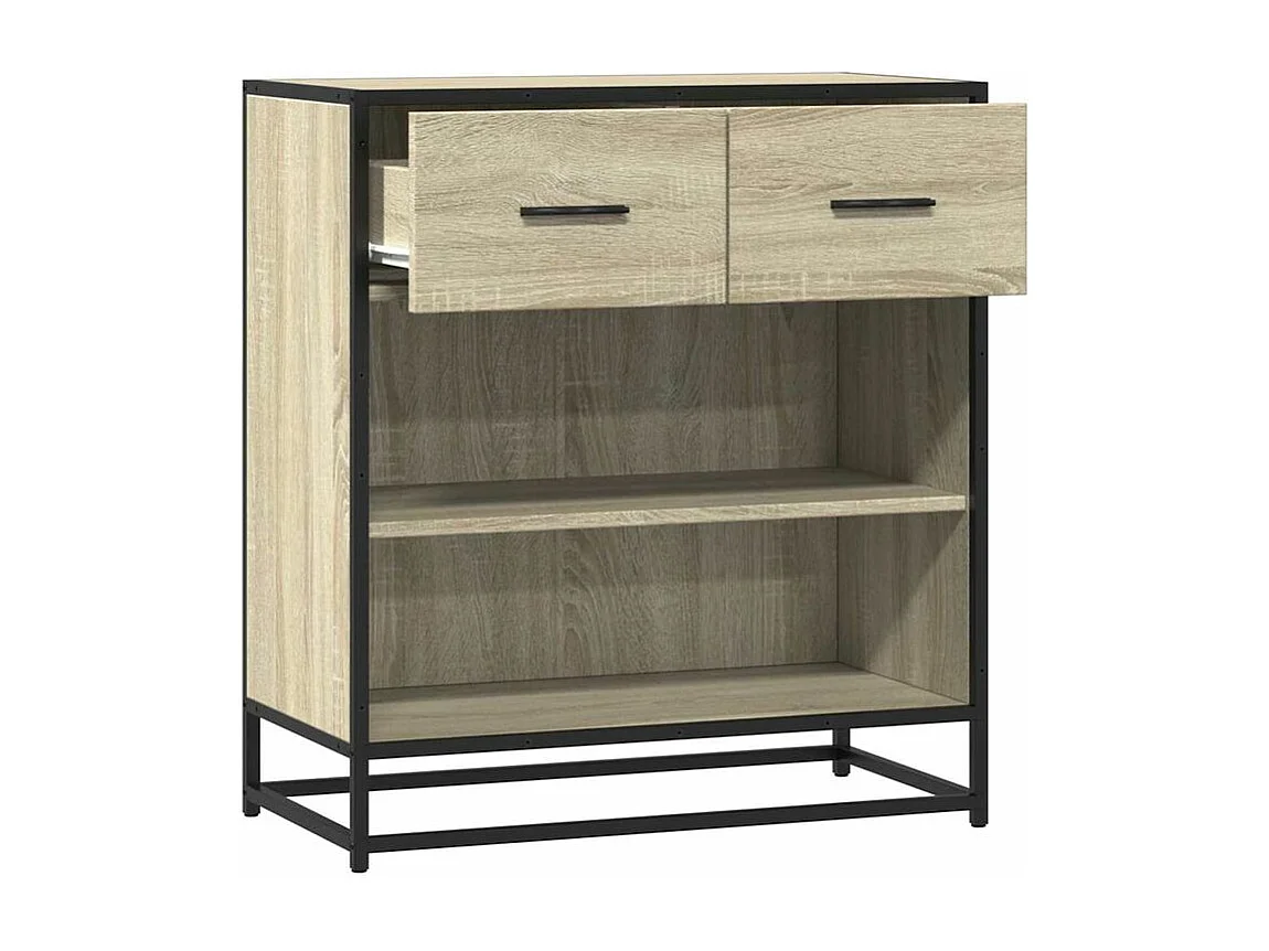 Buffet chêne sonoma 68x35x76 bois d'ingénierie