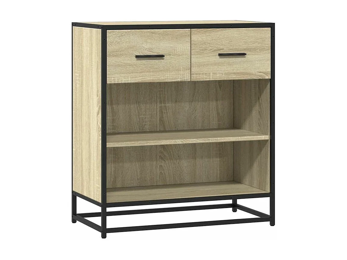 Buffet chêne sonoma 68x35x76 bois d'ingénierie