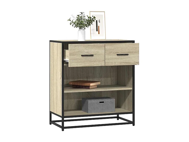 Buffet chêne sonoma 68x35x76 bois d'ingénierie