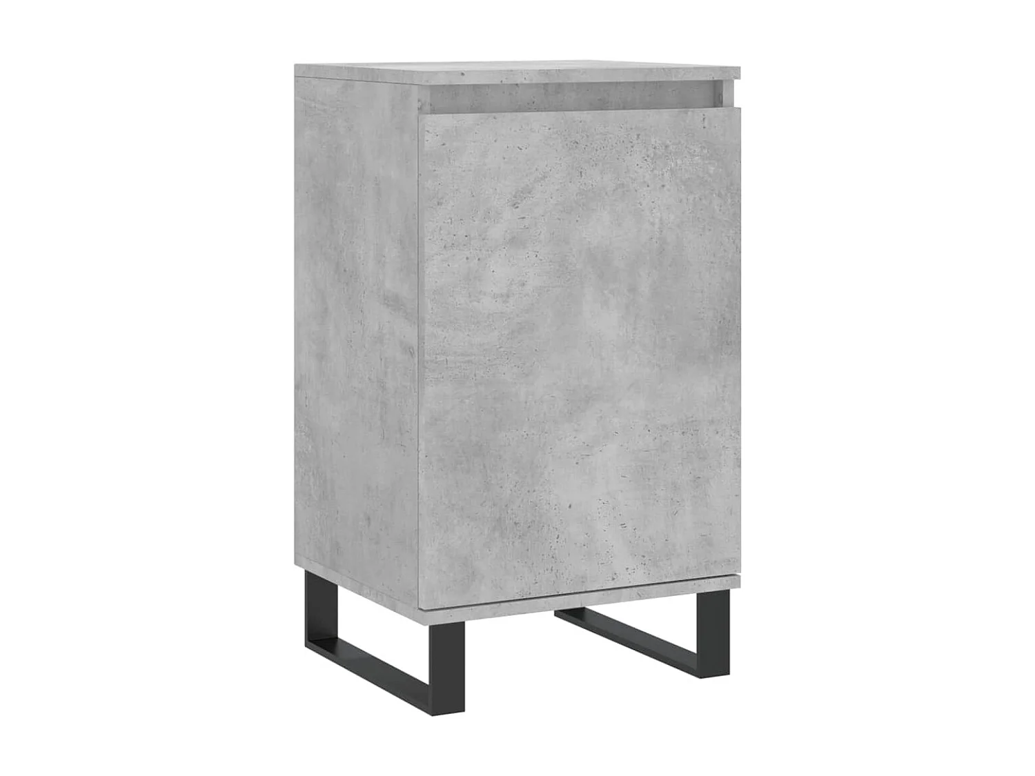 Buffet gris béton 40x35x70 bois d'ingénierie