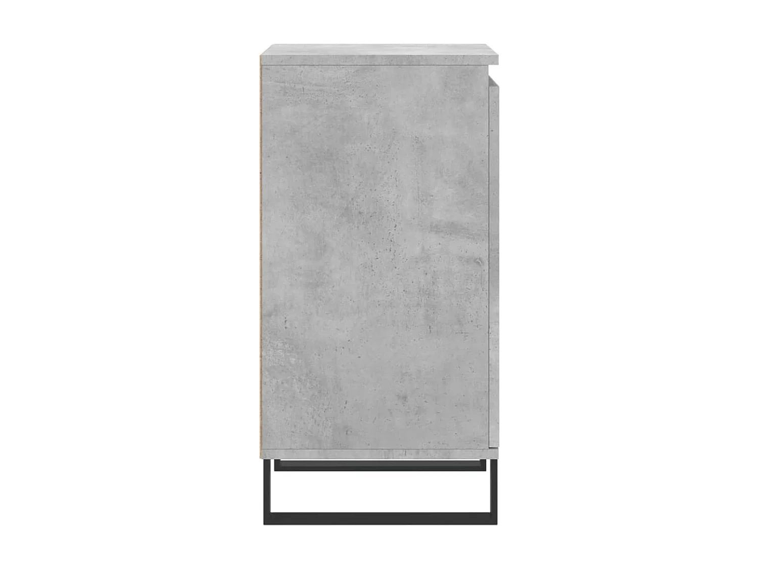 Buffet gris béton 40x35x70 bois d'ingénierie