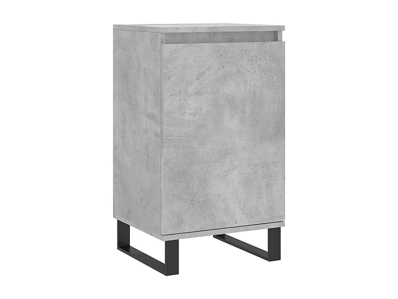 Buffet gris béton 40x35x70 bois d'ingénierie