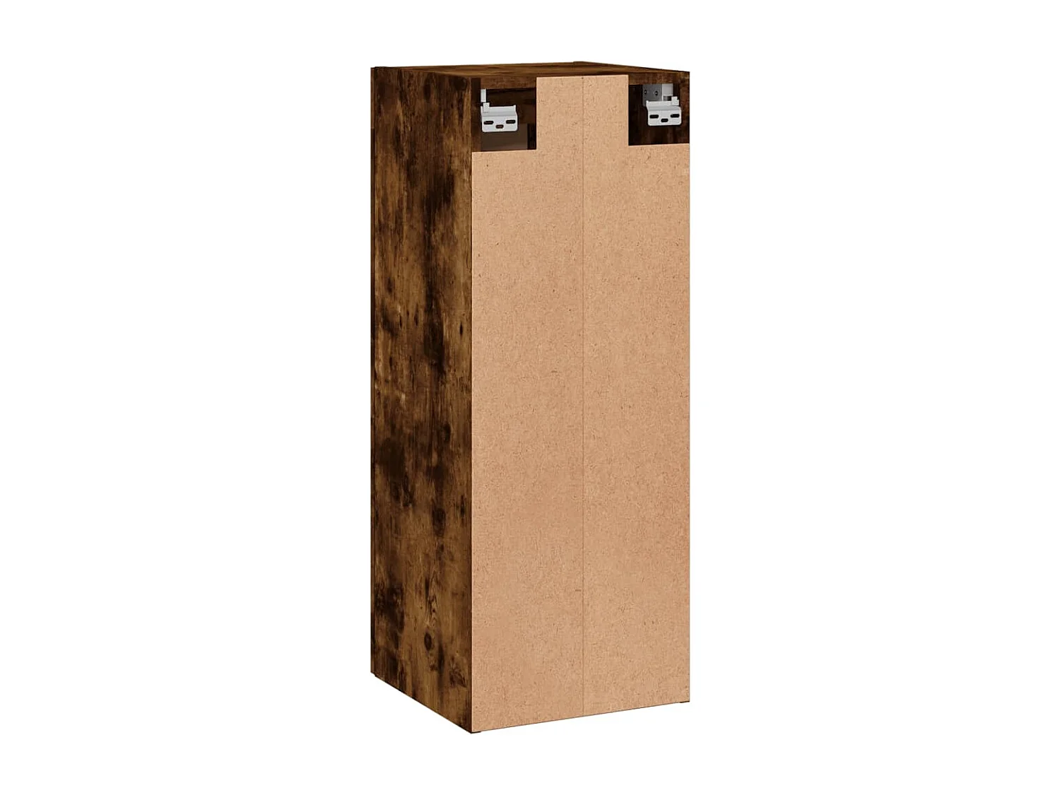 Armoire murale chêne fumé 34,5x34x90 bois d'ingénierie