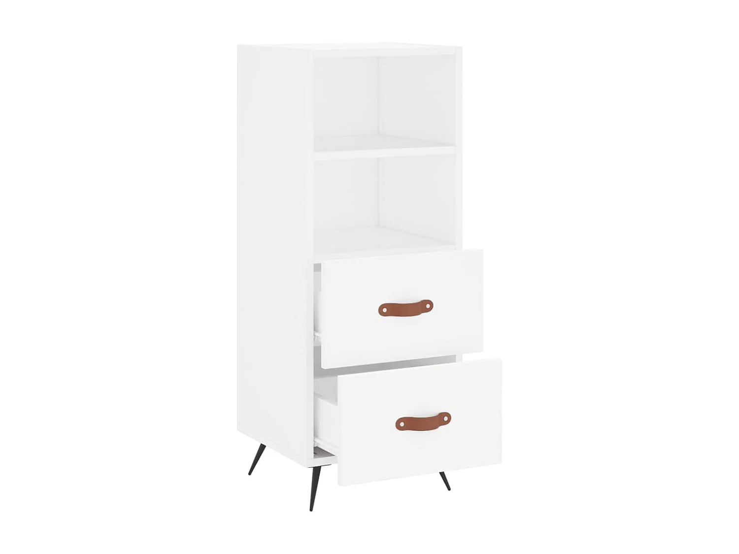 Buffet blanc 34,5x34x90 bois d'ingénierie