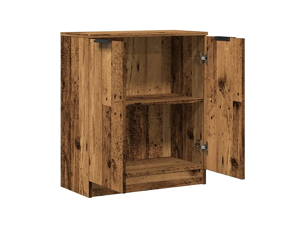 Buffet vieux bois 60x30x70 bois d'ingénierie