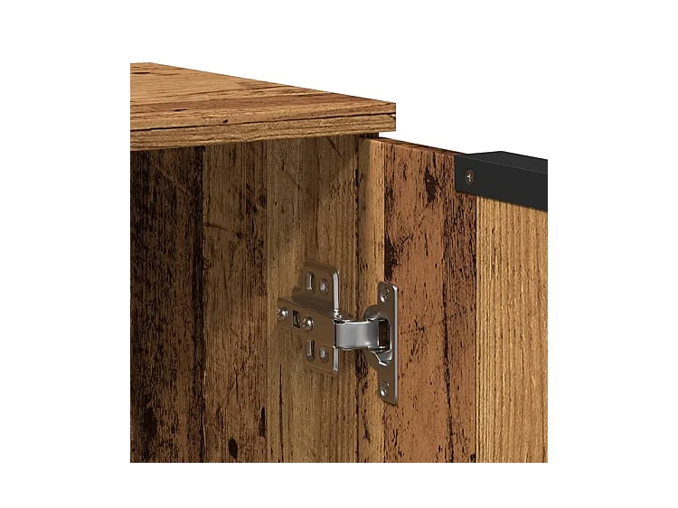 Buffet vieux bois 60x30x70 bois d'ingénierie