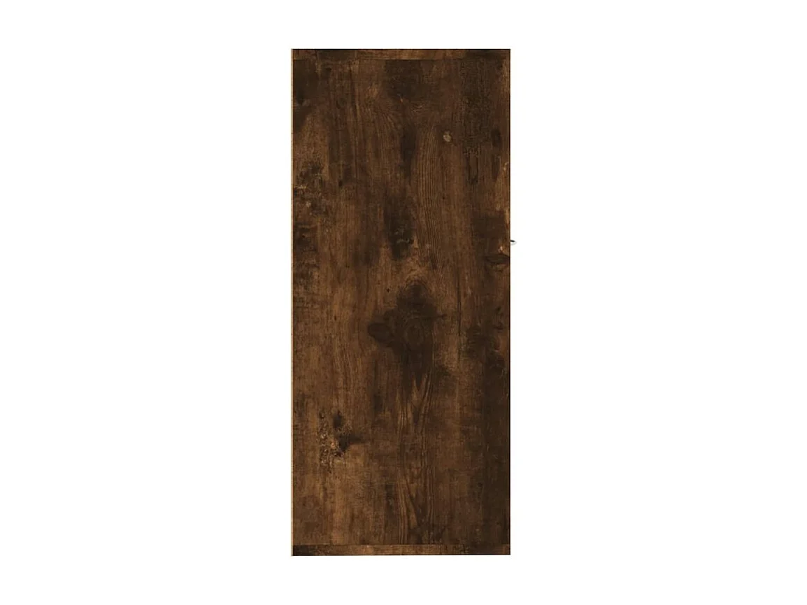 Petit buffet 3 portes et 1 tiroir Homa L 88cm - Gamme intemporelle-Couleur Marron fumé