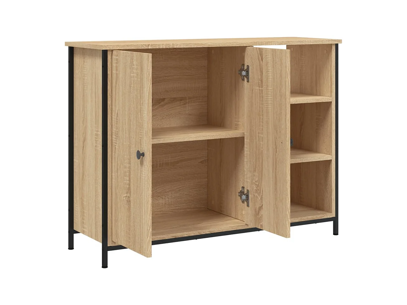 Buffet chêne sonoma 100x33x75 bois d'ingénierie