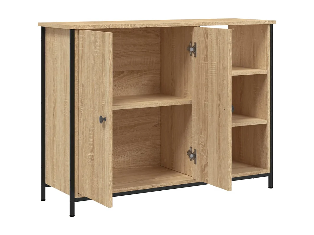 Buffet chêne sonoma 100x33x75 bois d'ingénierie