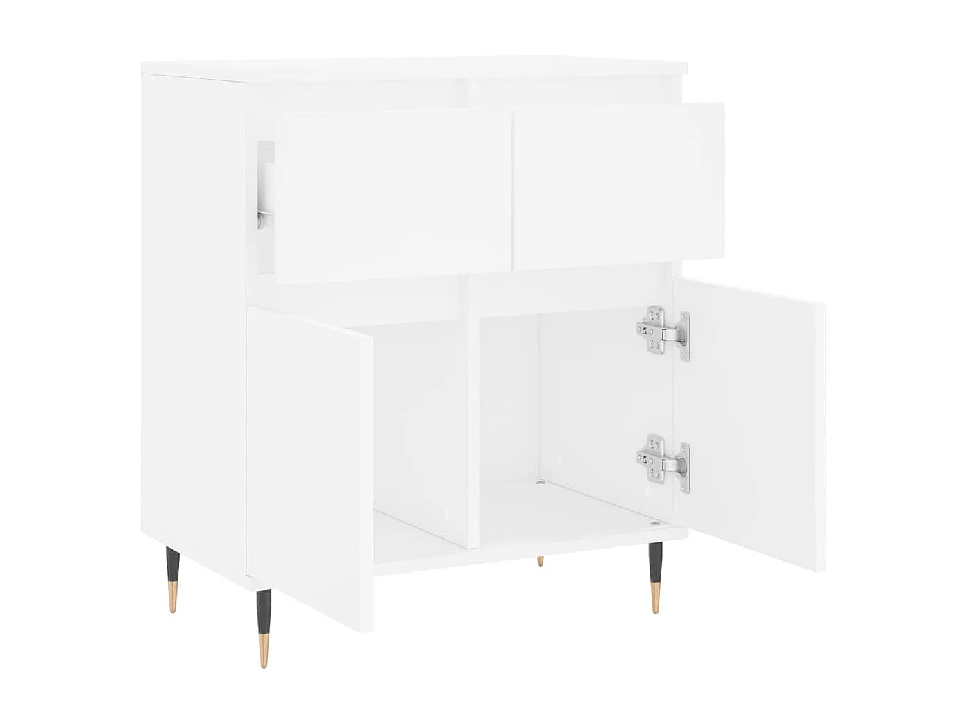 Buffet Blanc 60x35x70 Bois d'ingénierie
