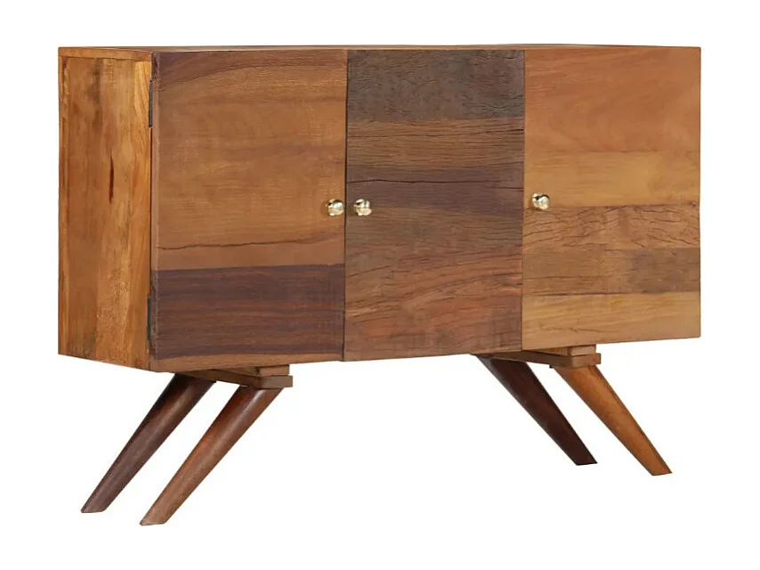 Buffet 3 portes bois recyclé massif Vinila