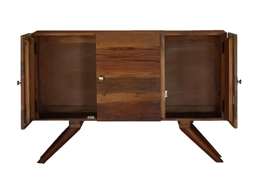 Buffet 3 portes bois recyclé massif Vinila