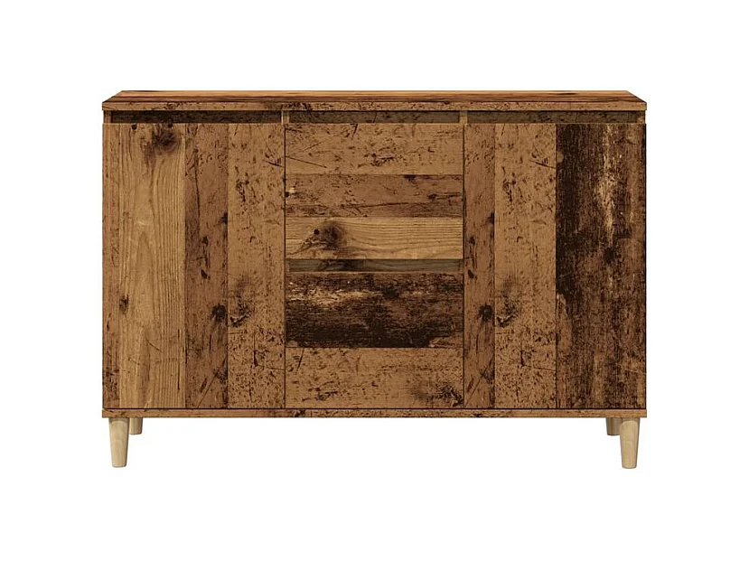 Buffet vieux bois 102x35x70 bois d'ingénierie