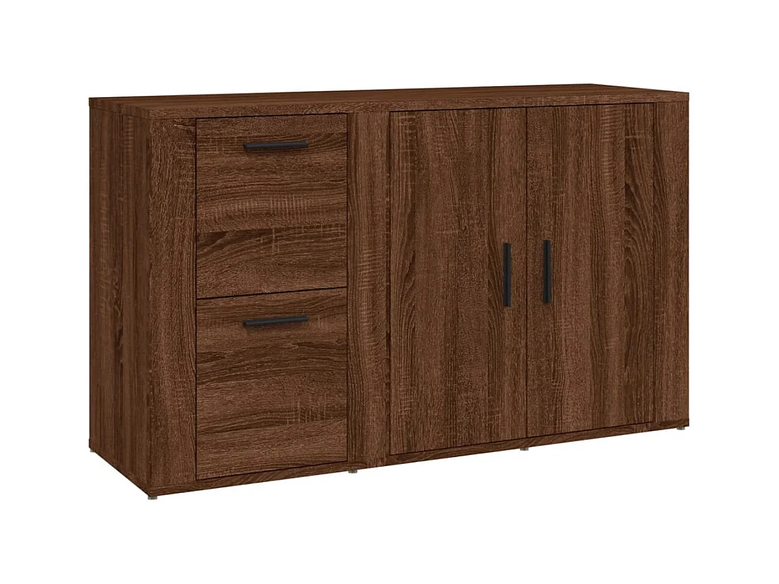 Buffet Chêne marron 100x33x59,5 Bois d'ingénierie