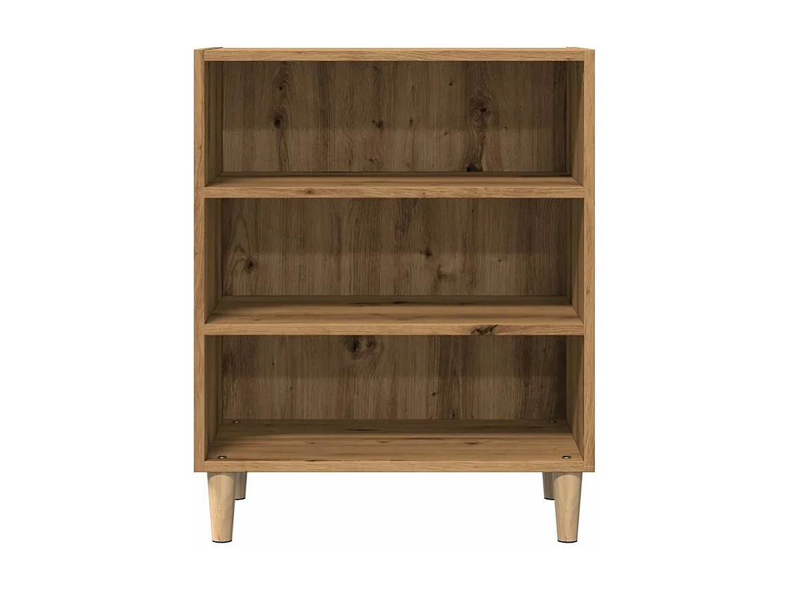 Buffet chêne artisanal 57x35x75 bois d'ingénierie