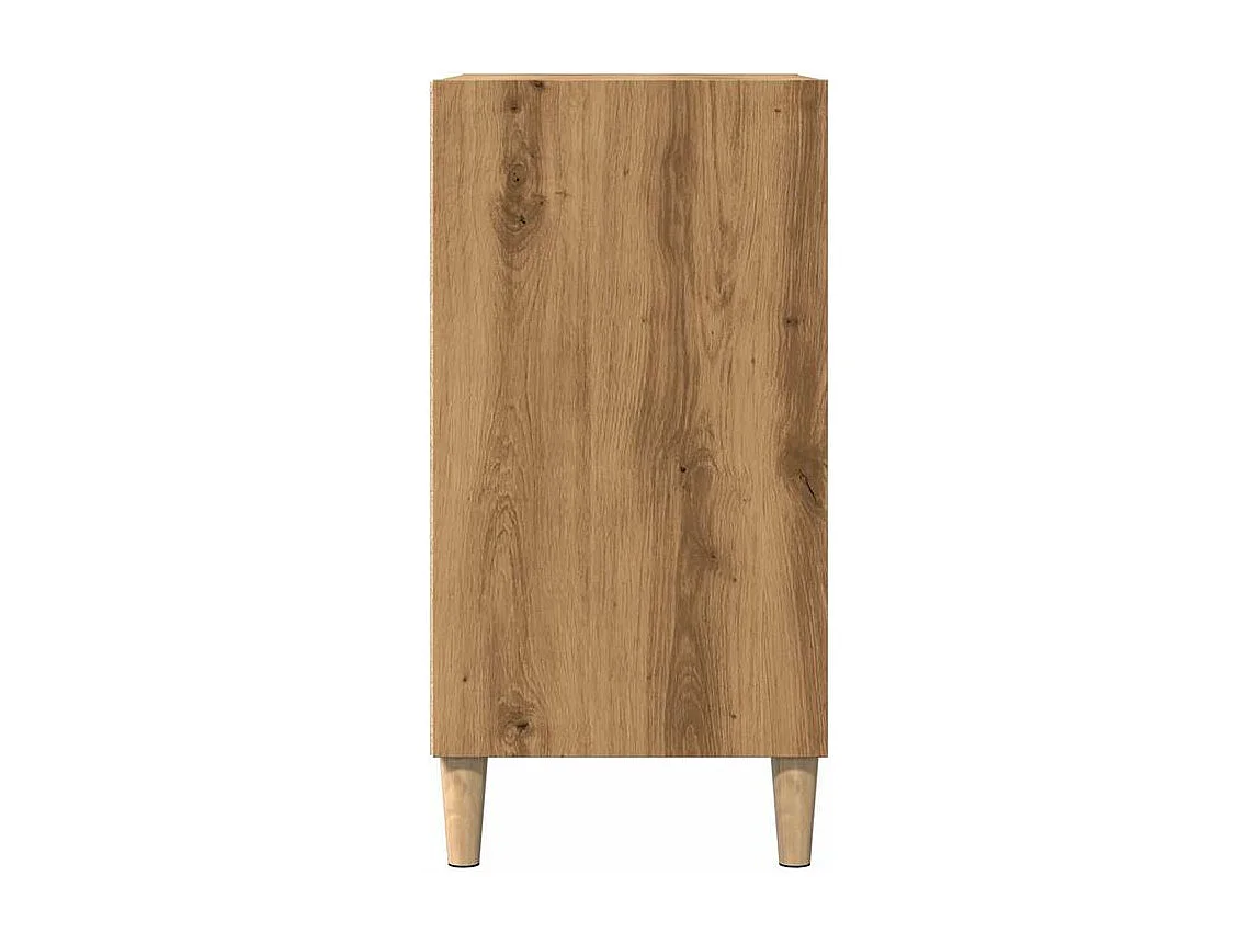 Buffet chêne artisanal 57x35x75 bois d'ingénierie