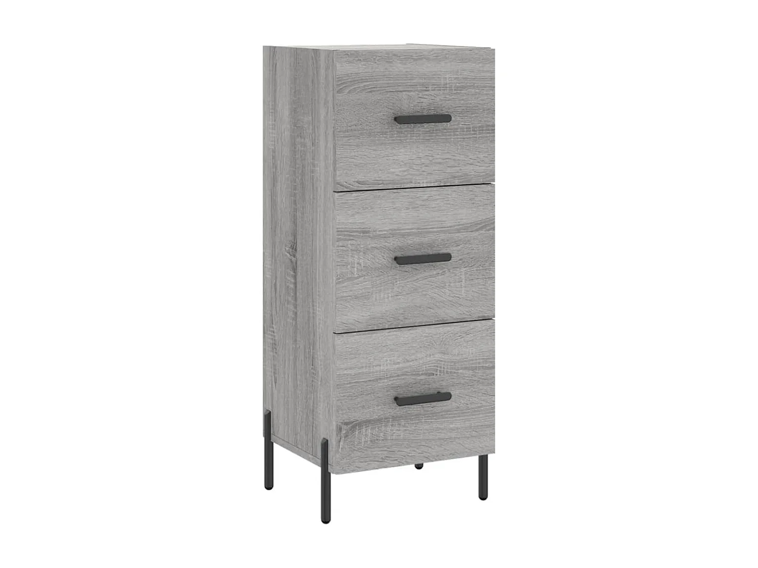 Buffet Sonoma gris 34,5x34x90 Bois d'ingénierie