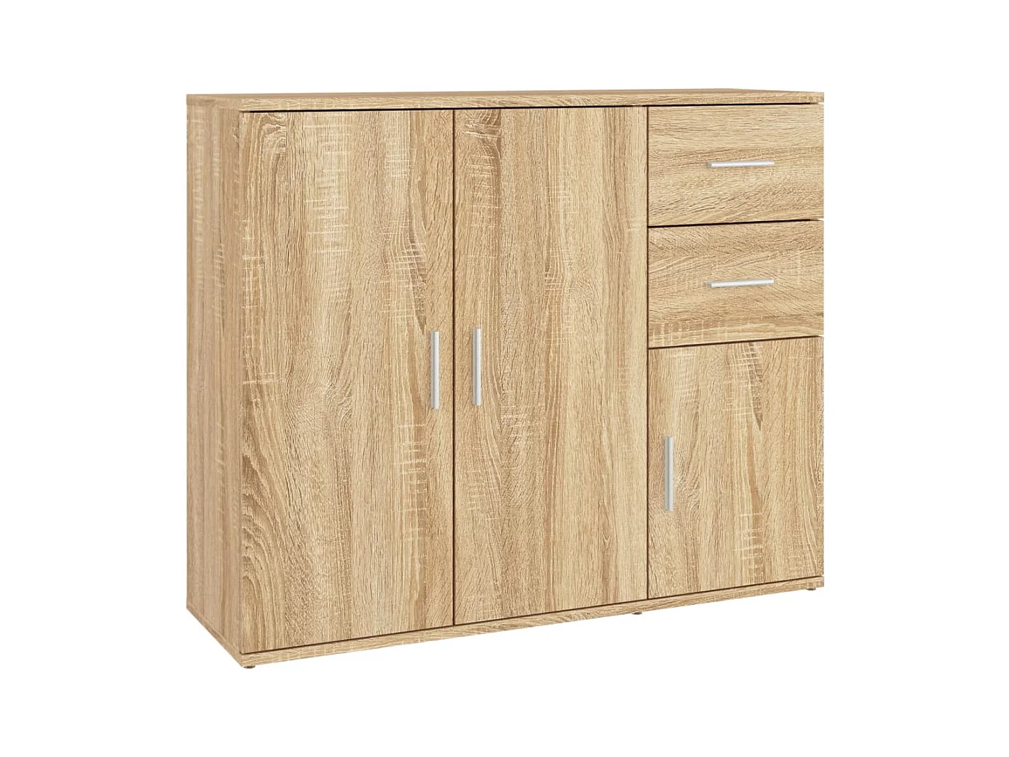 Buffet Chêne sonoma 91x29,5x75 Bois d'ingénierie