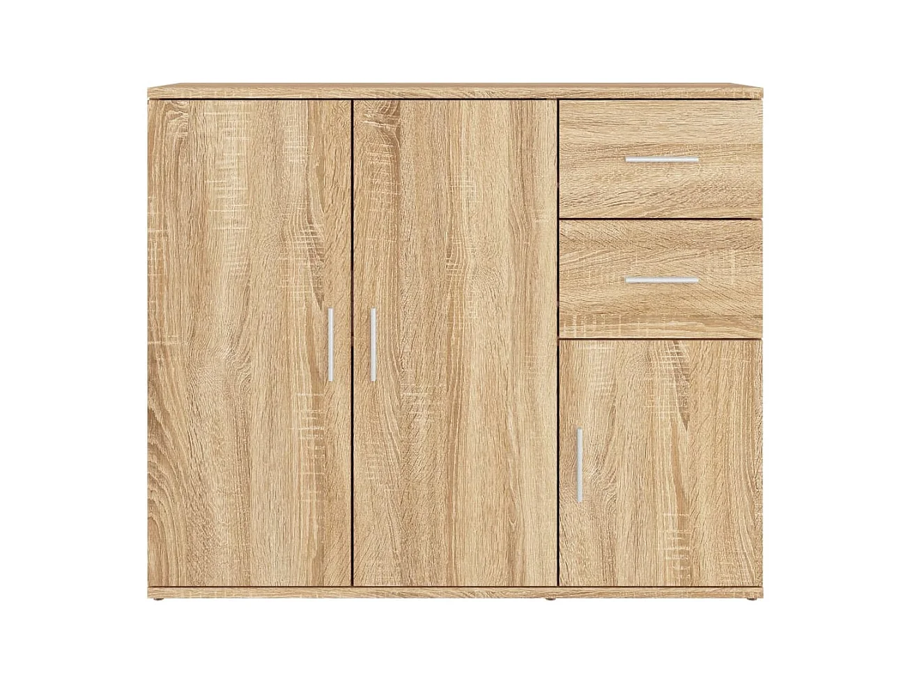 Buffet Chêne sonoma 91x29,5x75 Bois d'ingénierie