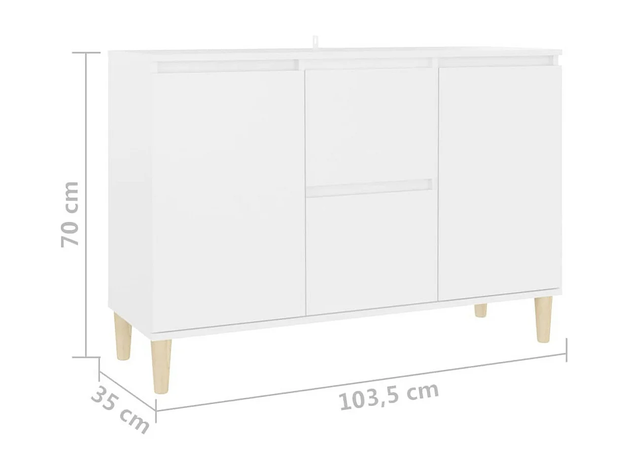 Buffet Blanc 103,5x35x70