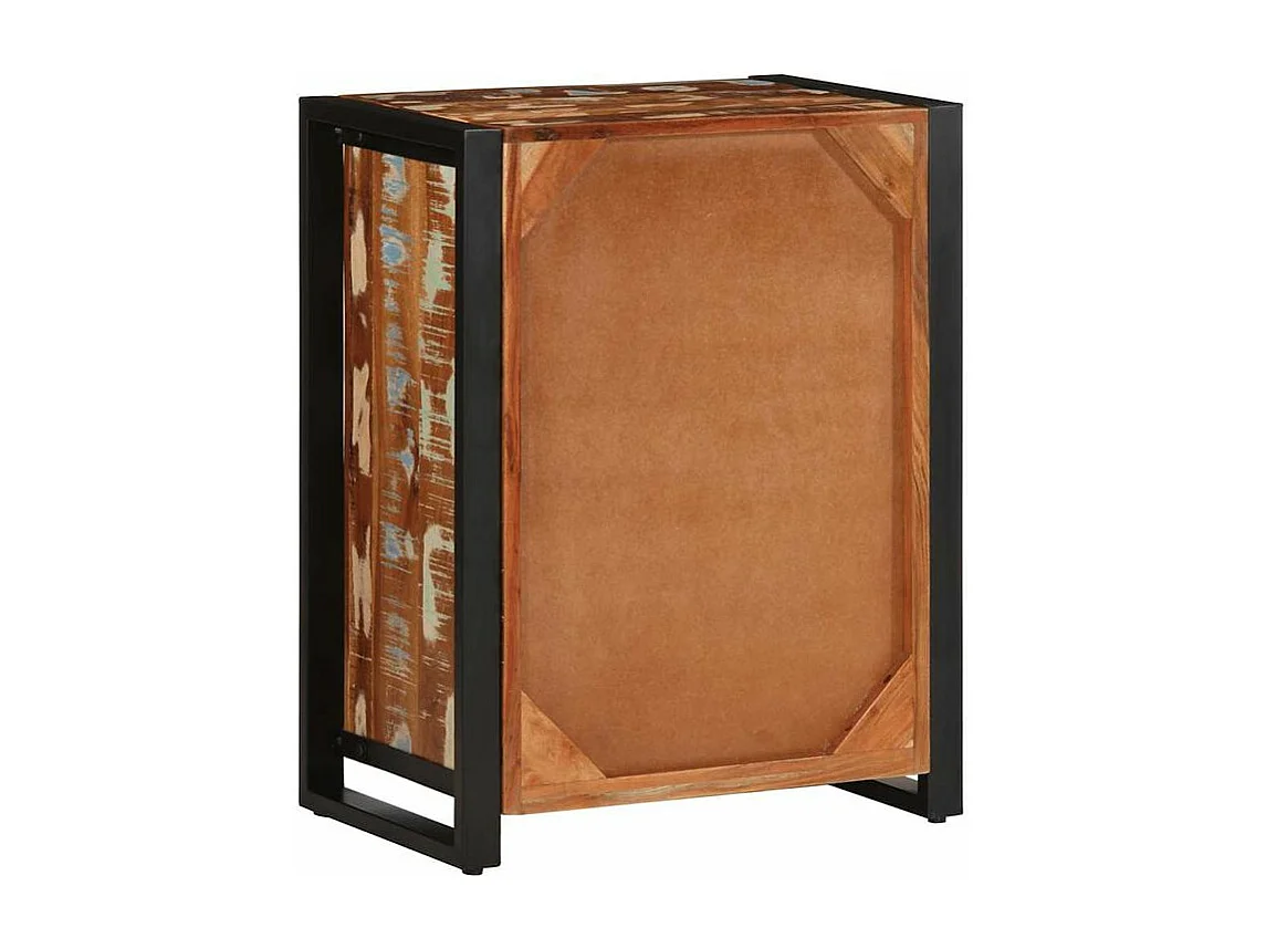 Buffet multicolore 55x35x70 bois massif récupération