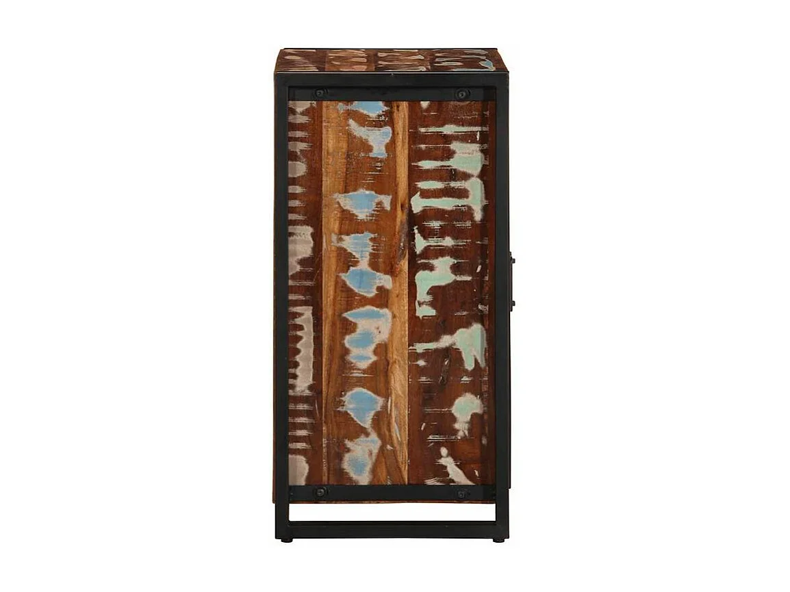 Buffet multicolore 55x35x70 bois massif récupération