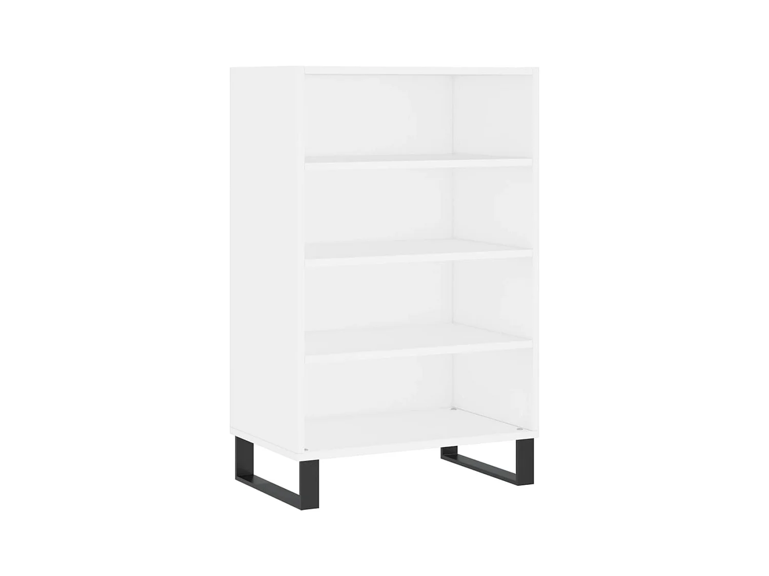 Buffet haut blanc 57x35x90 bois d'ingénierie