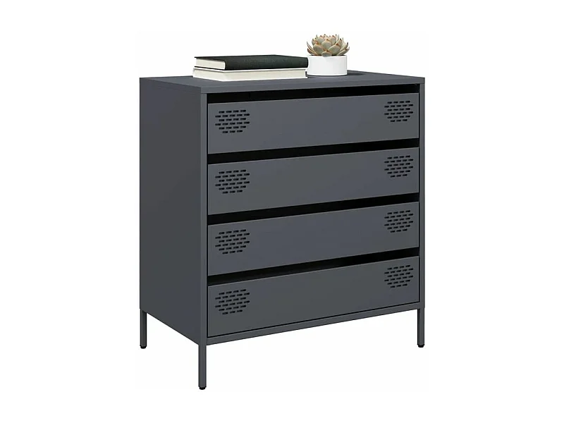 Buffet anthracite 68x39x73,5 acier laminé à froid