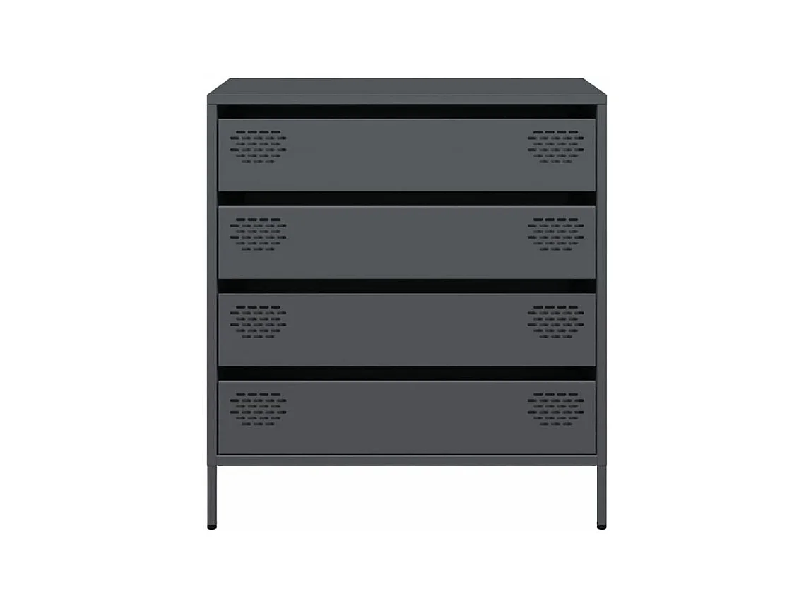 Buffet anthracite 68x39x73,5 acier laminé à froid