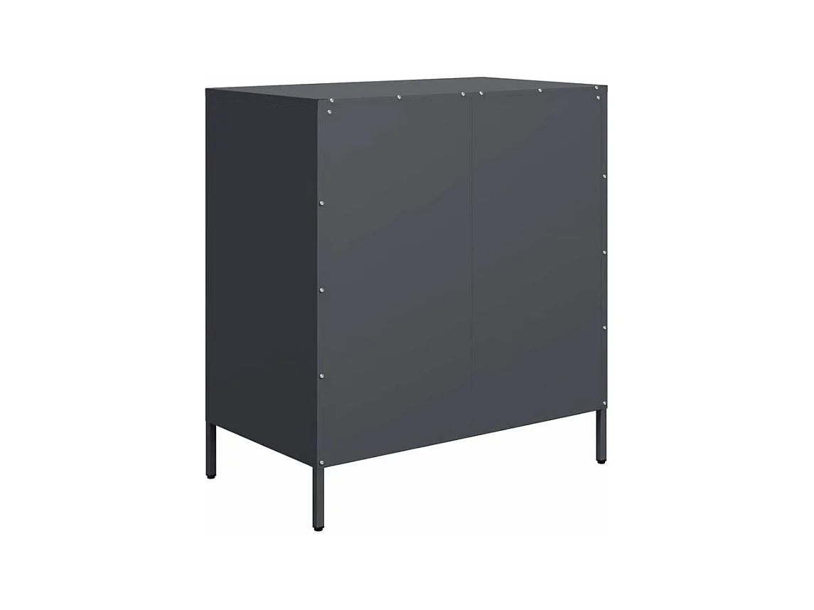 Buffet anthracite 68x39x73,5 acier laminé à froid