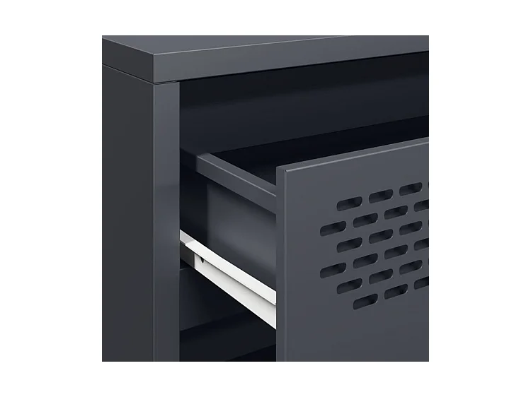 Buffet anthracite 68x39x73,5 acier laminé à froid