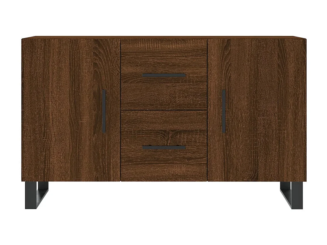 Buffet chêne marron 100x36x60 bois d'ingénierie