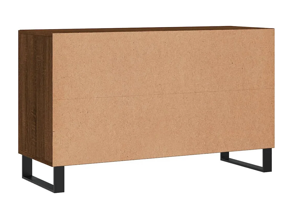 Buffet chêne marron 100x36x60 bois d'ingénierie