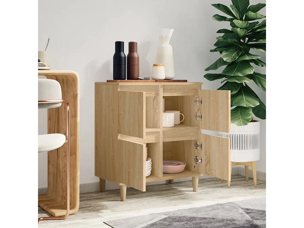 Buffet Chêne sonoma 60x35x70 Bois d'ingénierie