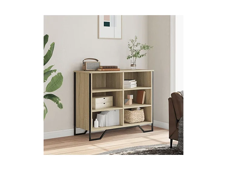 Buffet chêne sonoma 91x35,5x74,5 bois d'ingénierie