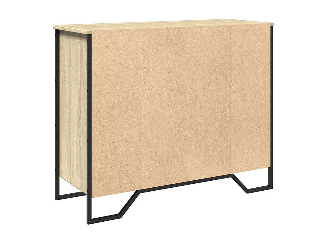 Buffet chêne sonoma 91x35,5x74,5 bois d'ingénierie