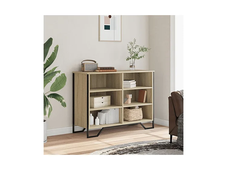 Buffet chêne sonoma 101x35,5x74,5 bois d'ingénierie