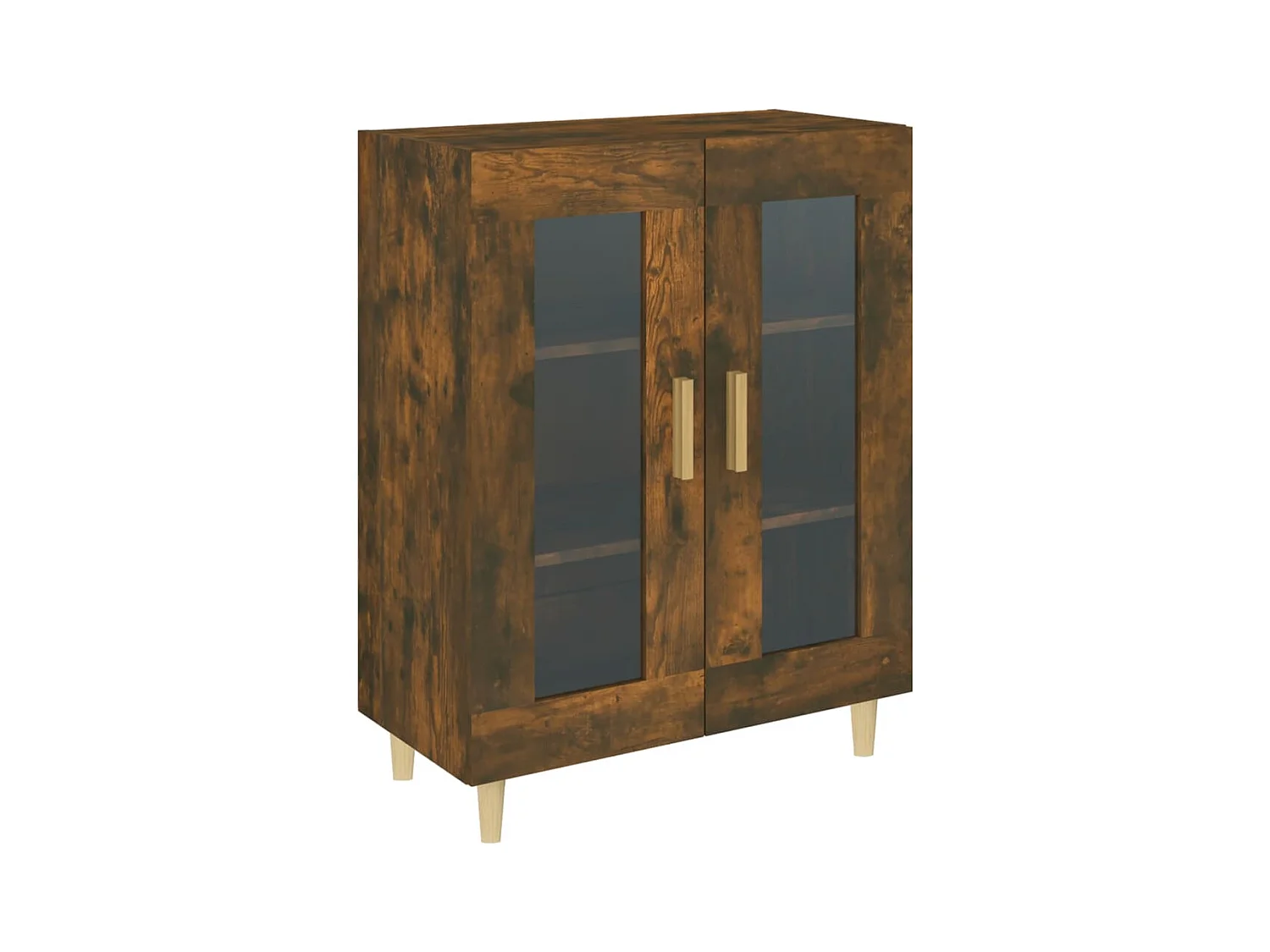 Buffet Chêne fumé 69,5x34x90 Bois d'ingénierie 2