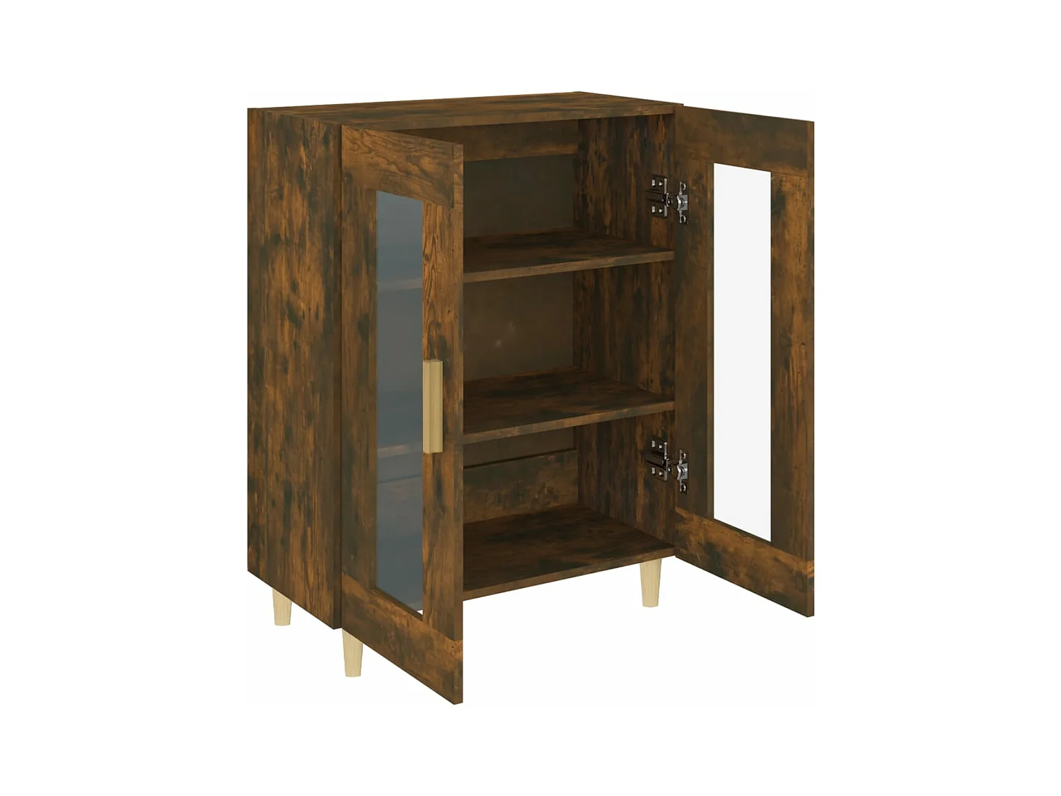 Buffet Chêne fumé 69,5x34x90 Bois d'ingénierie 2