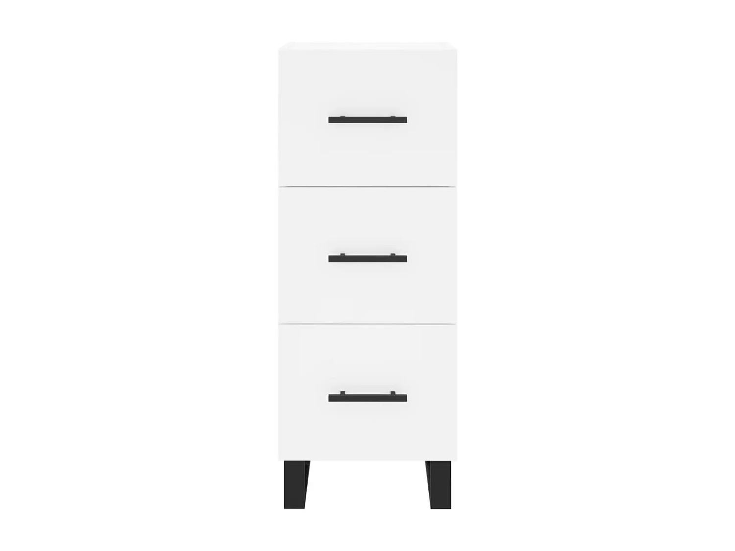 Buffet blanc 34,5x34x90 bois d'ingénierie