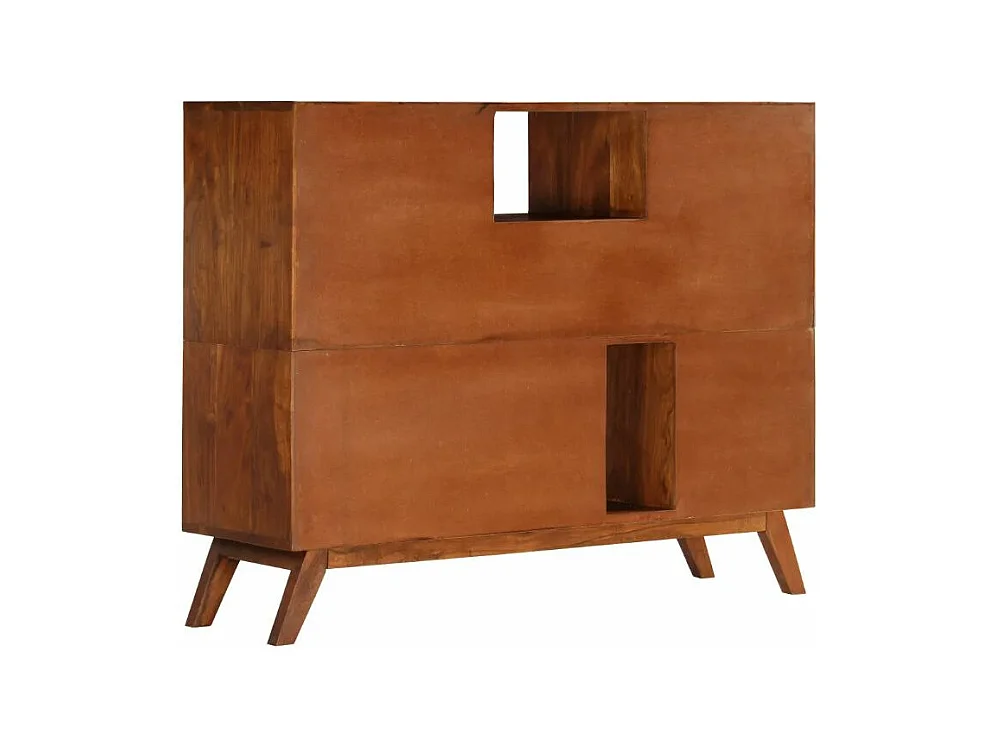 Buffet 2 portes 4 tiroirs sesham massif foncé Guil