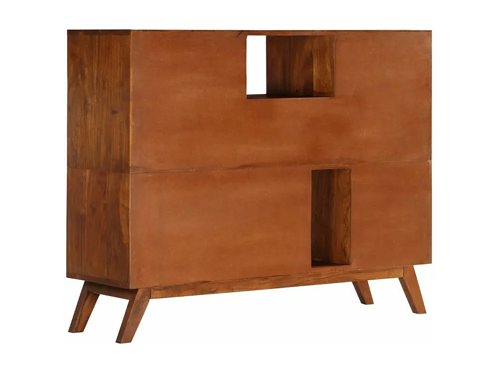 Buffet 2 portes 4 tiroirs sesham massif foncé Guil