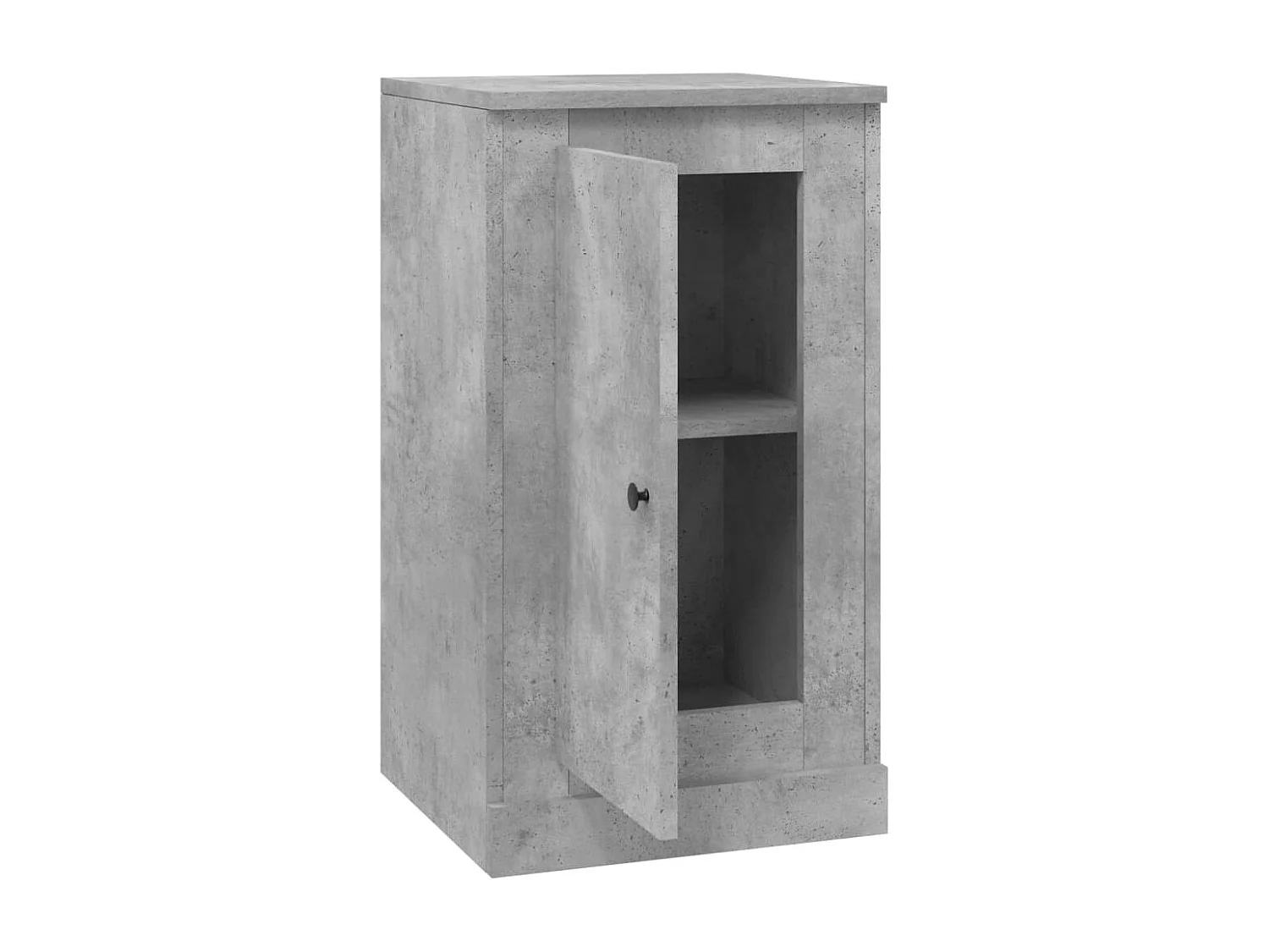 Buffet gris béton 37,5x35,5x67,5 bois d'ingénierie