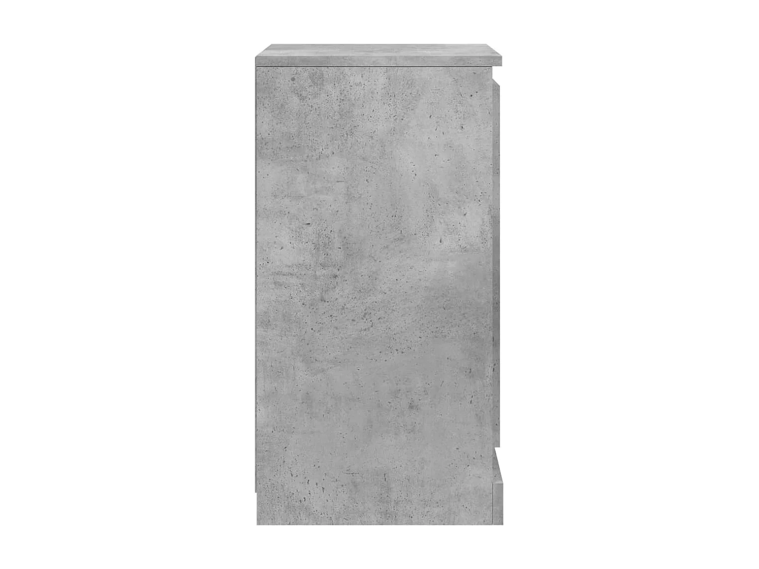 Buffet gris béton 37,5x35,5x67,5 bois d'ingénierie